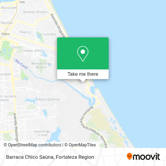 Barraca Chico Saúna map