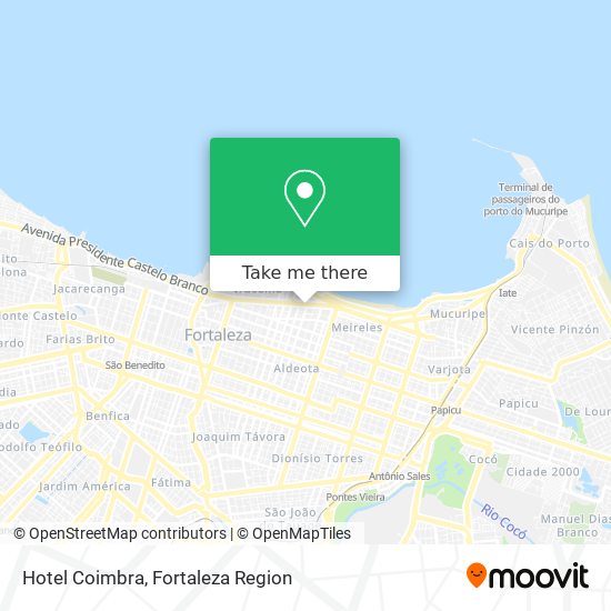 Hotel Coimbra map