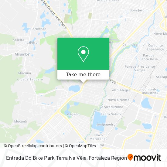 Mapa Entrada Do Bike Park Terra Na Vêia