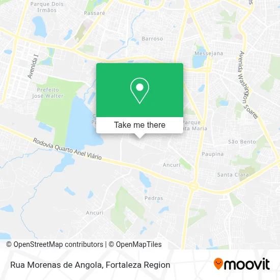 Rua Morenas de Angola map