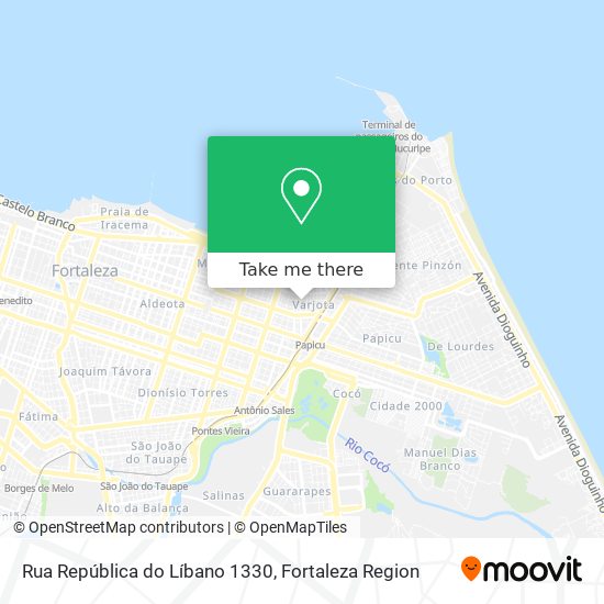 Rua República do Líbano 1330 map