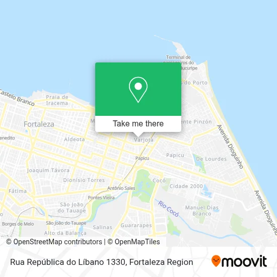 Rua República do Líbano 1330 map