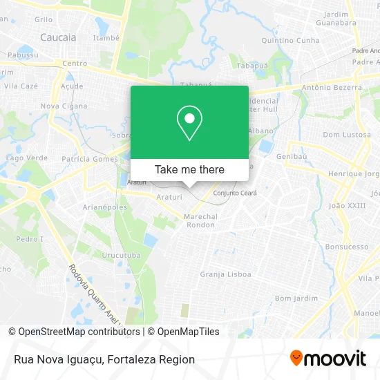 Rua Nova Iguaçu map