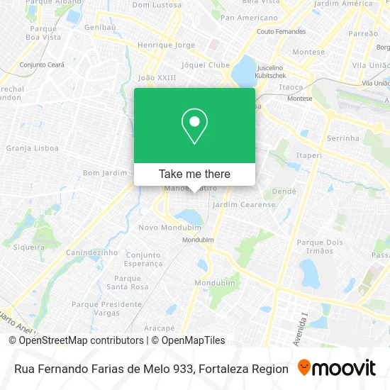Rua Fernando Farias de Melo 933 map