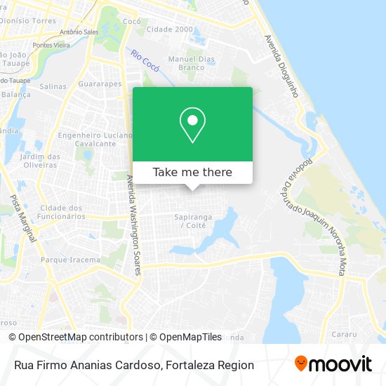 Rua Firmo Ananias Cardoso map