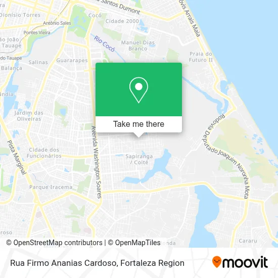 Rua Firmo Ananias Cardoso map