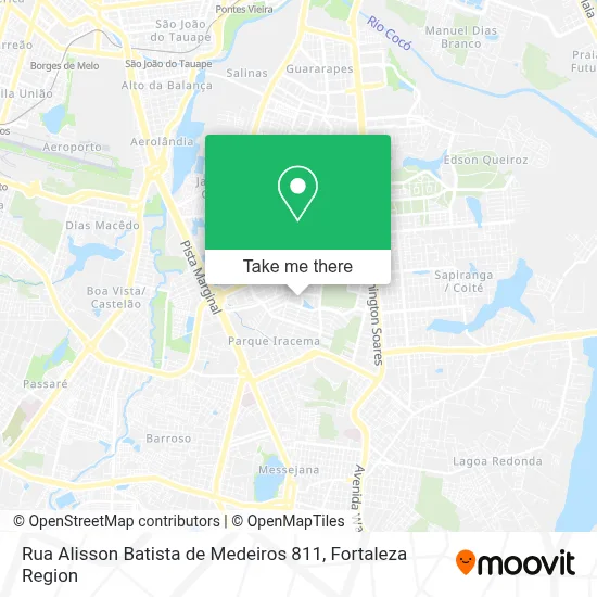 Rua Alisson Batista de Medeiros 811 map