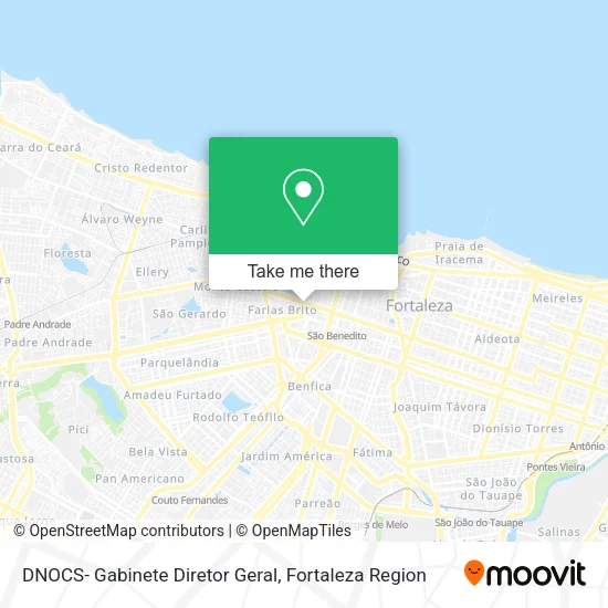 DNOCS- Gabinete Diretor Geral map