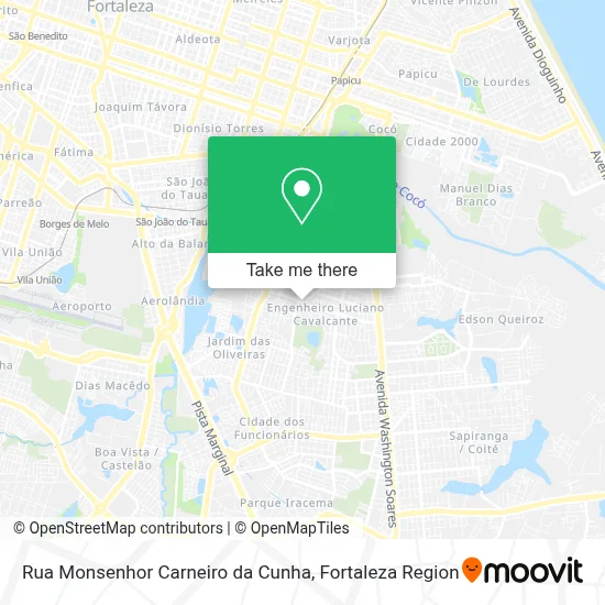 Rua Monsenhor Carneiro da Cunha map
