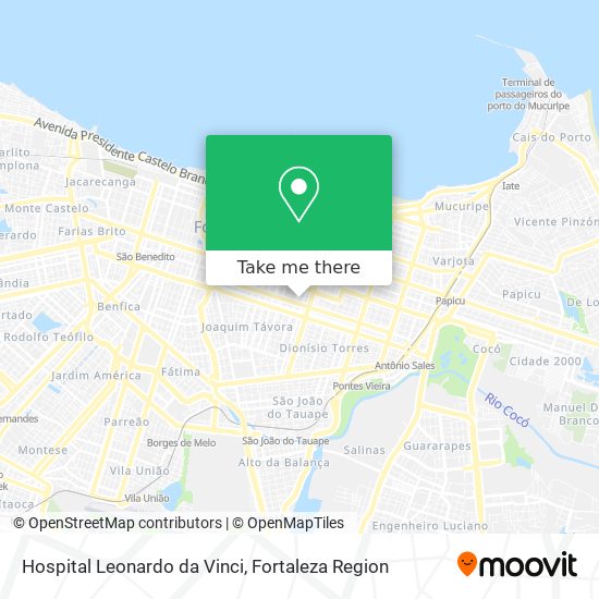 Hospital Leonardo da Vinci map