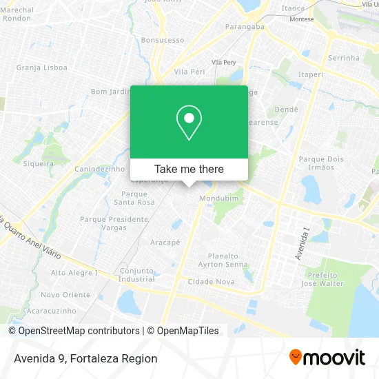 Avenida 9 map