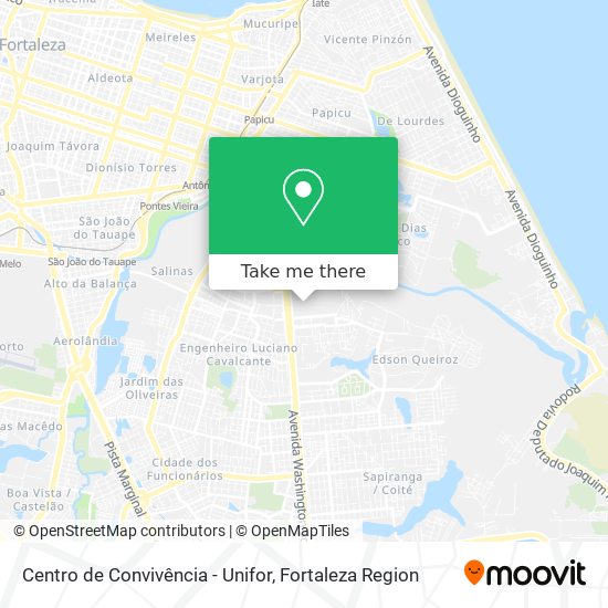 Centro de Convivência - Unifor map