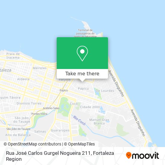 Rua José Carlos Gurgel Nogueira 211 map