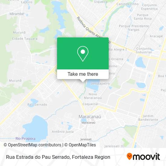 Rua Estrada do Pau Serrado map