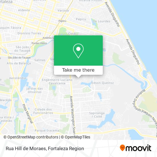 Rua Hill de Moraes map