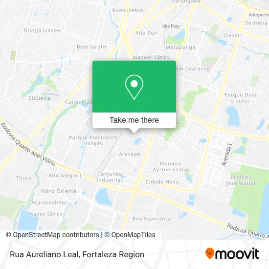 Rua Aureliano Leal map