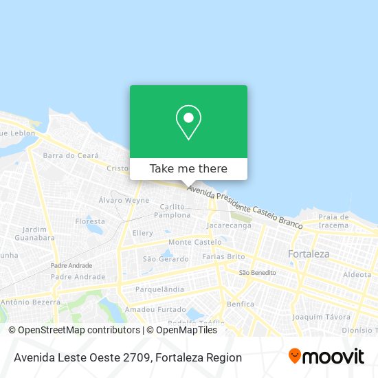 Avenida Leste Oeste 2709 map