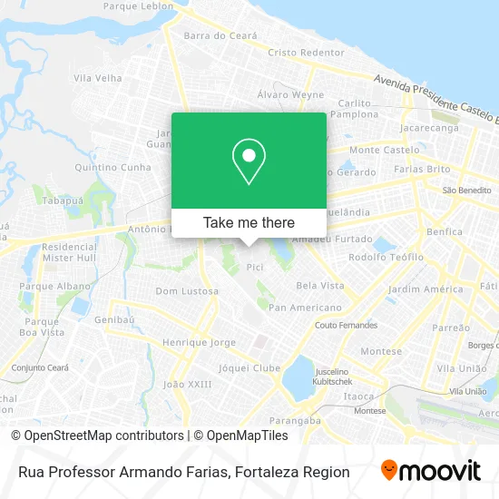 Rua Professor Armando Farias map