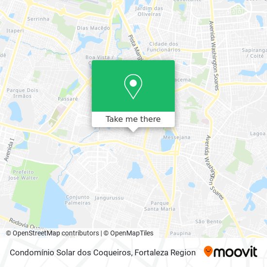Condomínio Solar dos Coqueiros map