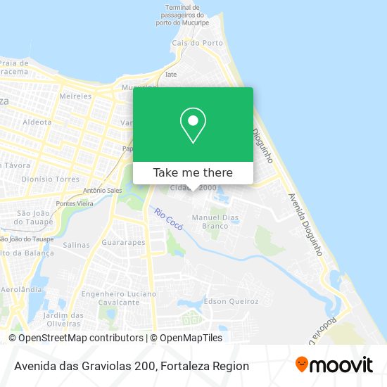 Avenida das Graviolas 200 map