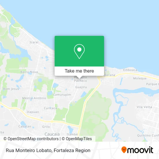 Rua Monteiro Lobato map