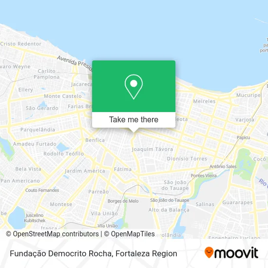 Fundação Democrito Rocha map