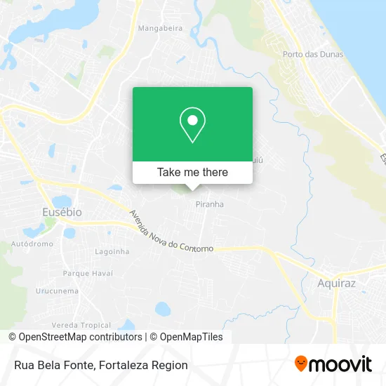 Rua Bela Fonte map