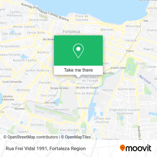 Rua Frei Vidal 1991 map