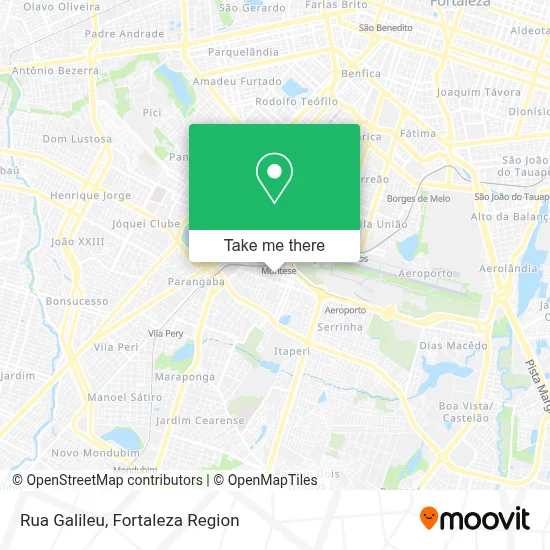 Rua Galileu map