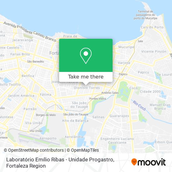 Laboratório Emílio Ribas - Unidade Progastro map