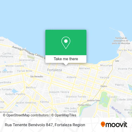 Rua Tenente Benévolo 847 map