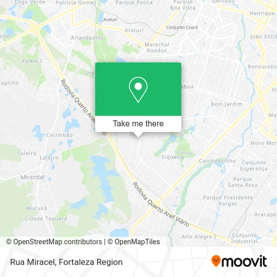 Rua Miracel map