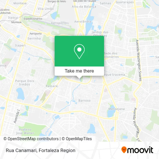 Rua Canamari map