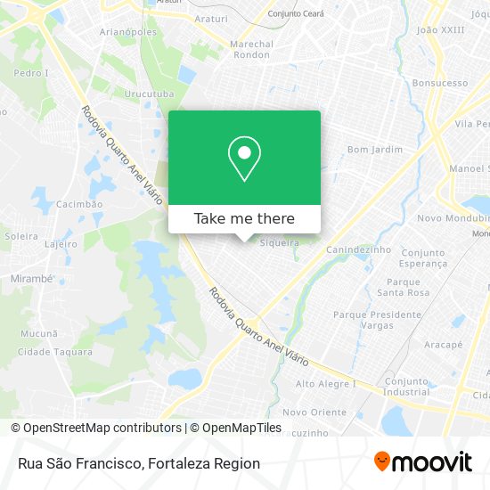 Rua São Francisco map