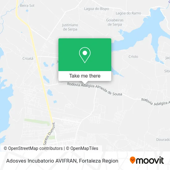 Adosves Incubatorio AVIFRAN map