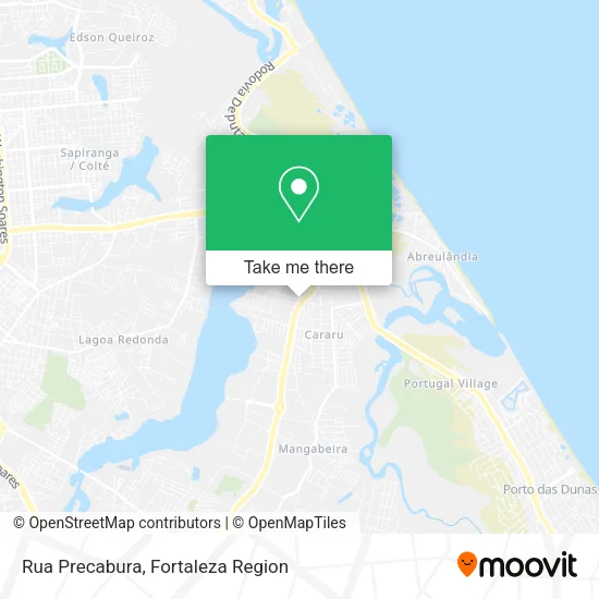 Rua Precabura map