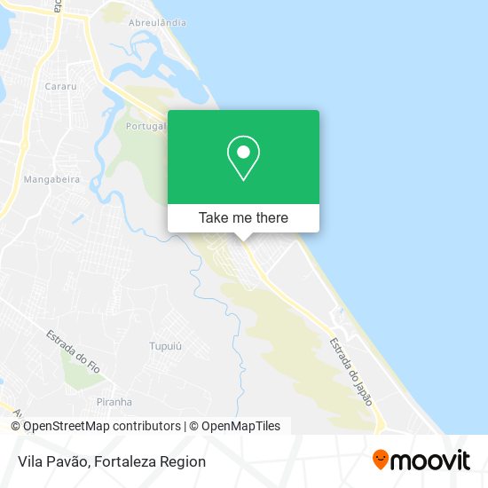 Vila Pavão map