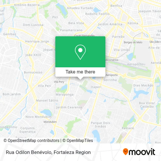 Rua Odilon Benévolo map