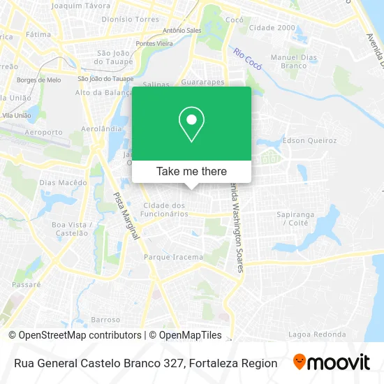 Rua General Castelo Branco 327 map