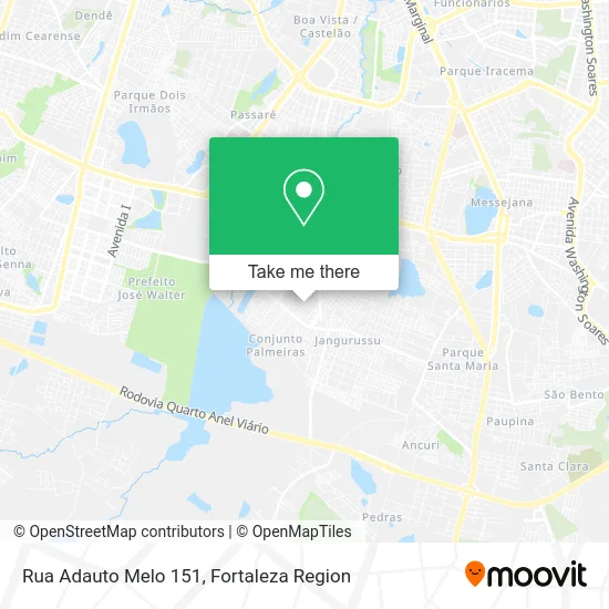 Rua Adauto Melo 151 map