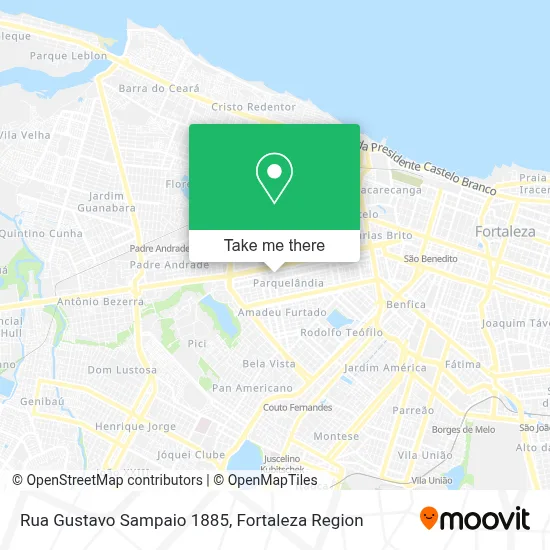 Rua Gustavo Sampaio 1885 map