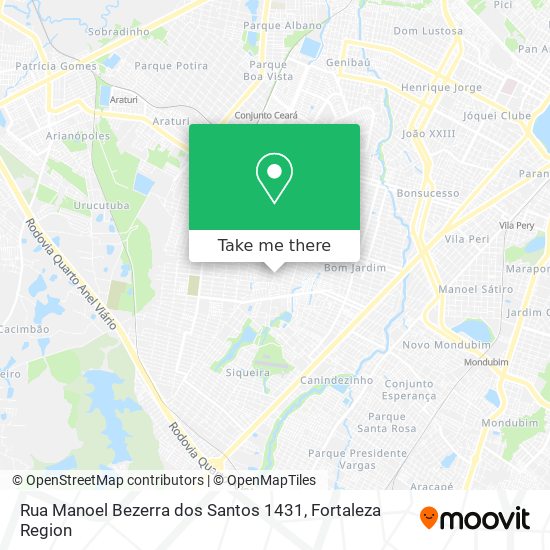 Rua Manoel Bezerra dos Santos 1431 map