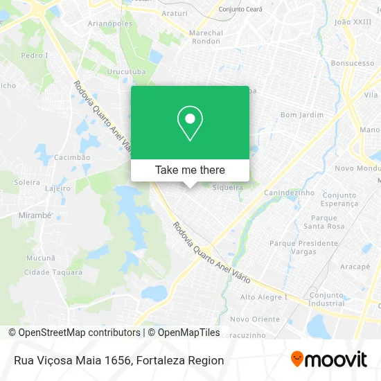 Rua Viçosa Maia 1656 map