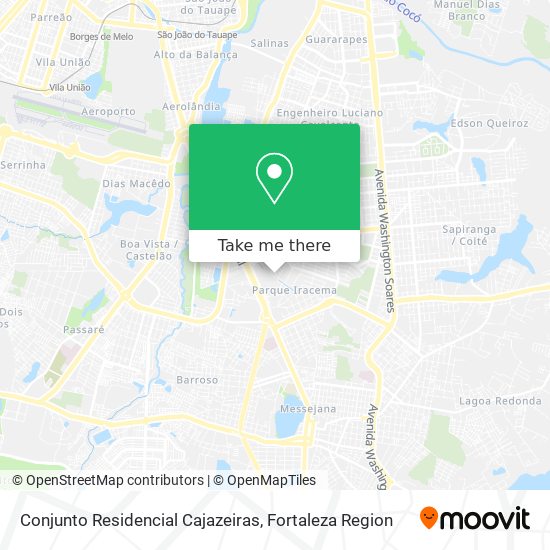 Conjunto Residencial Cajazeiras map