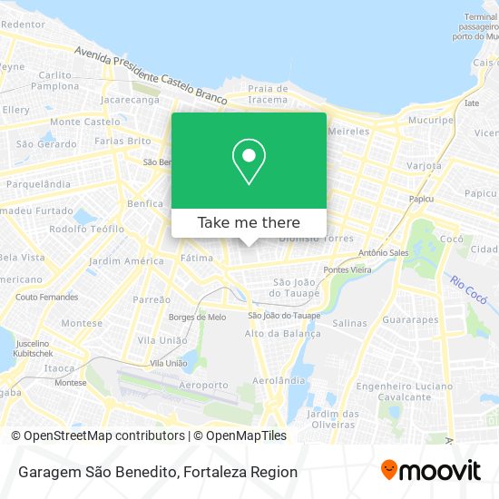 Garagem São Benedito map