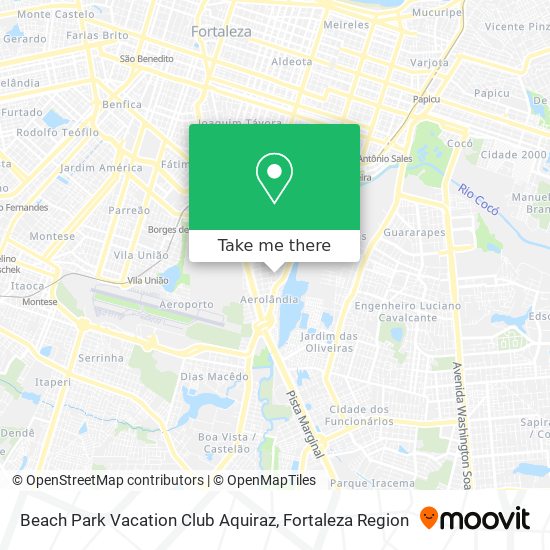 Beach Park Vacation Club Aquiraz map