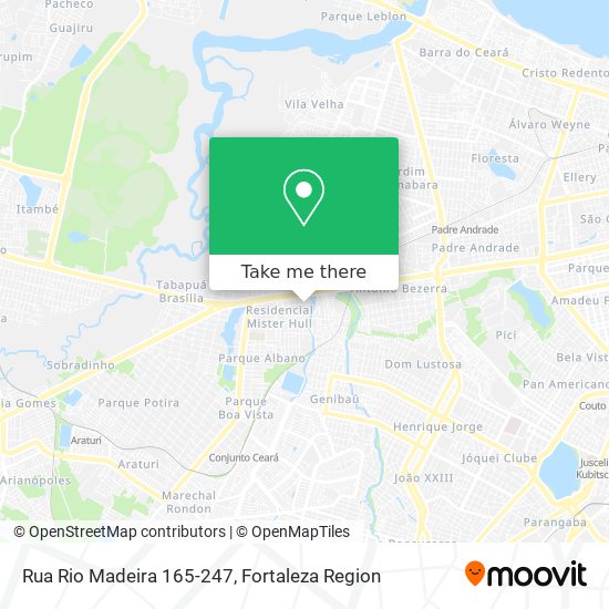 Rua Rio Madeira 165-247 map
