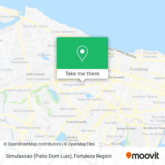 Simulassao (Patio Dom Luis) map