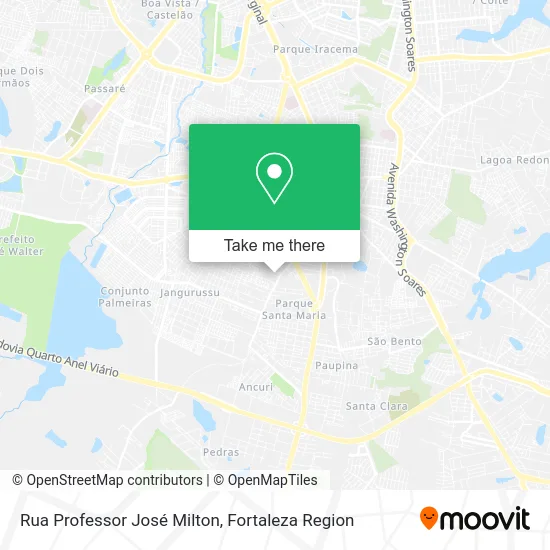Rua Professor José Milton map