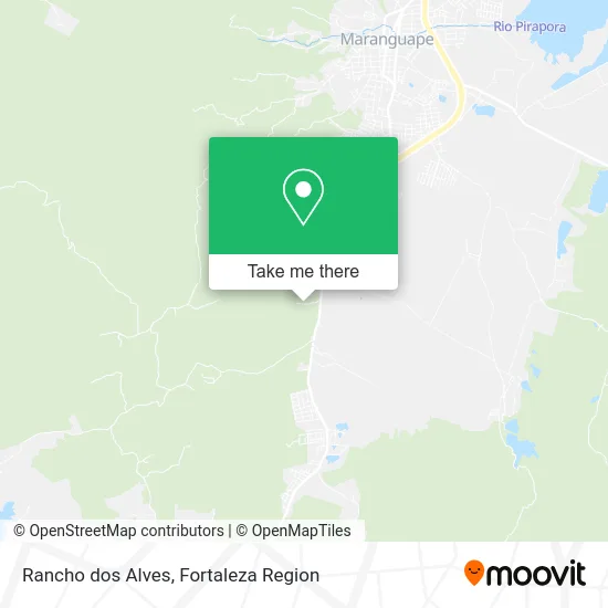 Rancho dos Alves map
